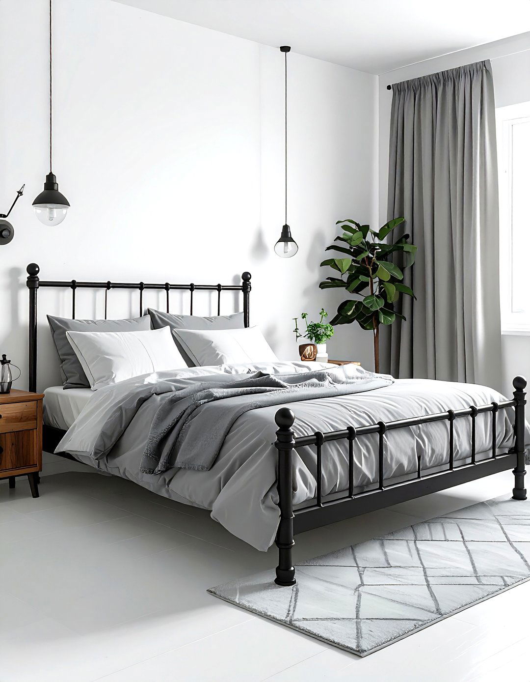 Metal bed frame bedroom - 30 masculine bedroom ideas