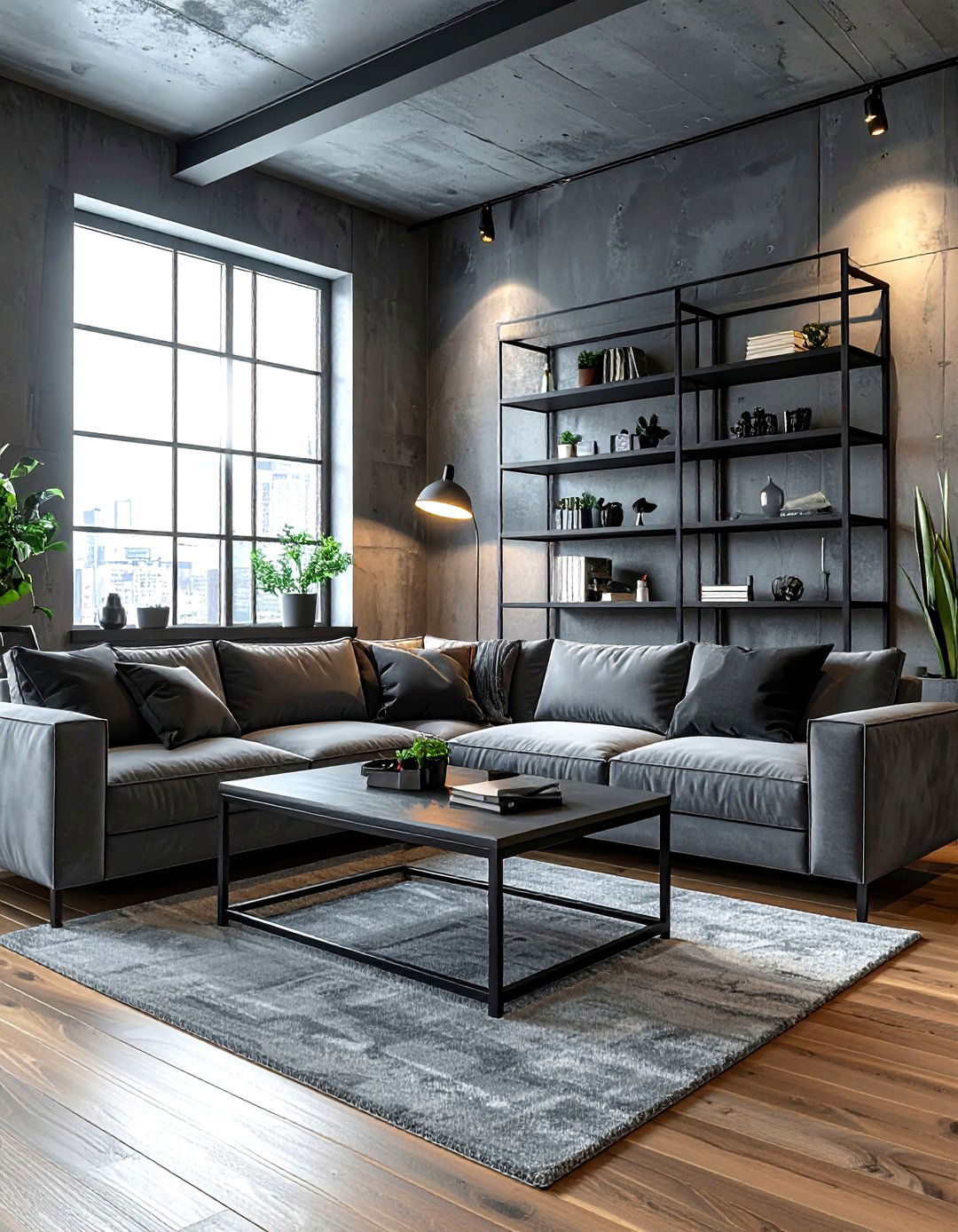Metal decor living room - 30 living room texture layering ideas
