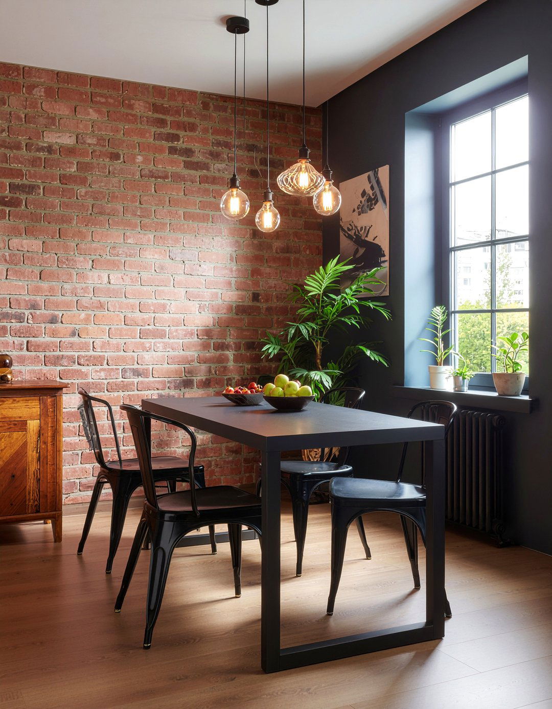 Metal frame dining chairs - 30 durable dining room ideas