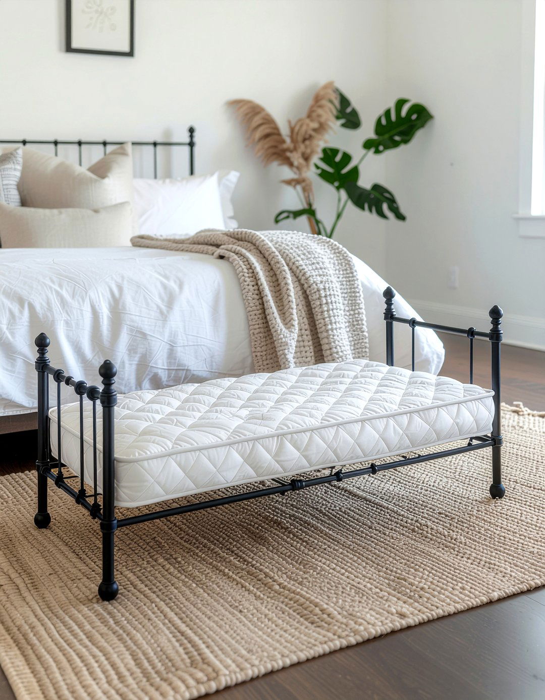 Metal frame dog bed - 30 pet bed ideas