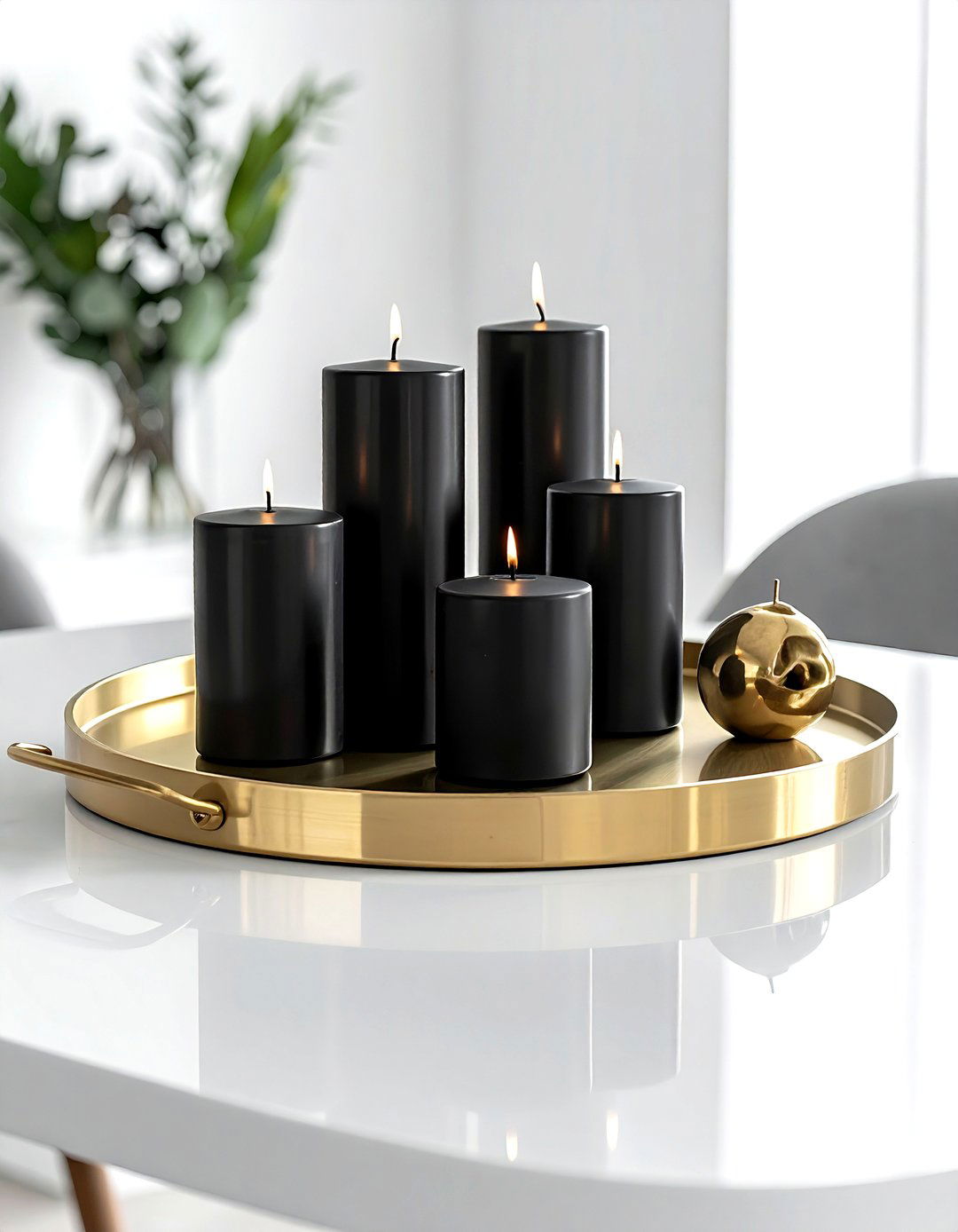 Metal round tray - 30 round tray ideas