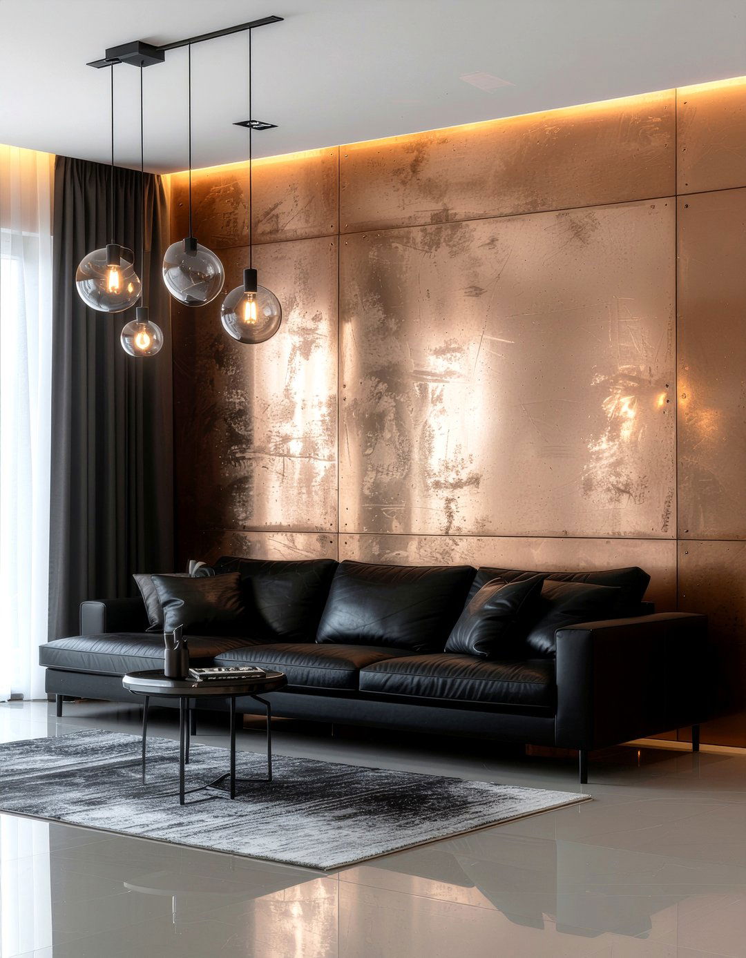 Metal wall panel - 30 feature wall ideas