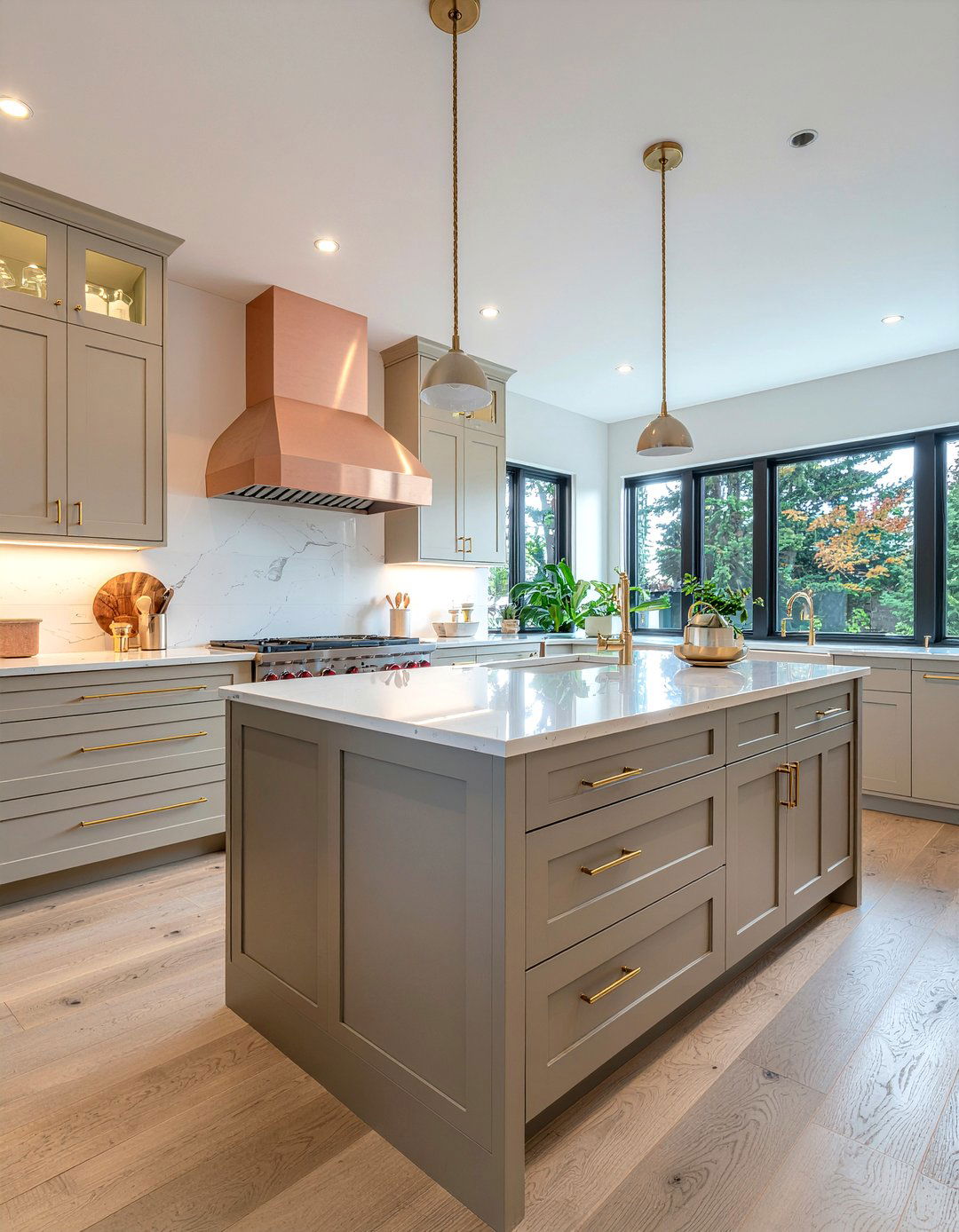 Metallic Accent Kitchen - 30 grand kitchen ideas