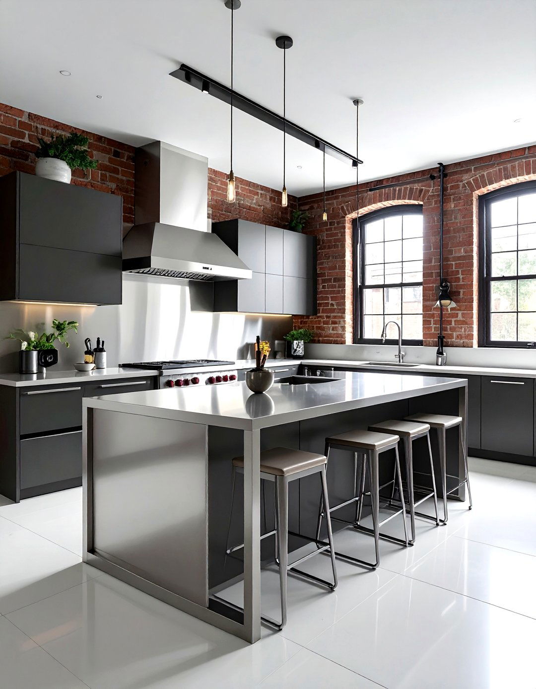 Metallic Detail - 30 editor's choice kitchen ideas