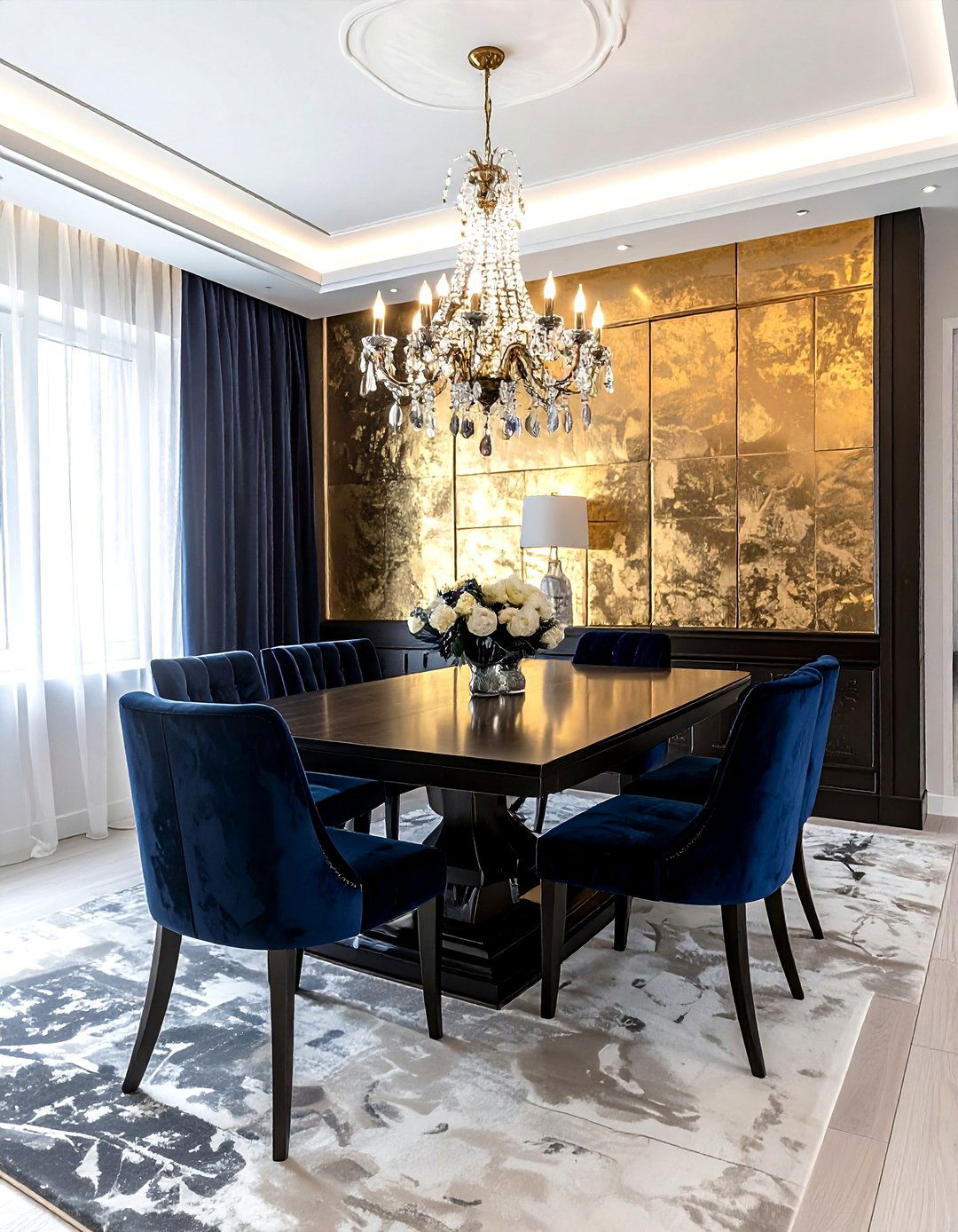 Metallic Gold - 30 bold wallpaper ideas