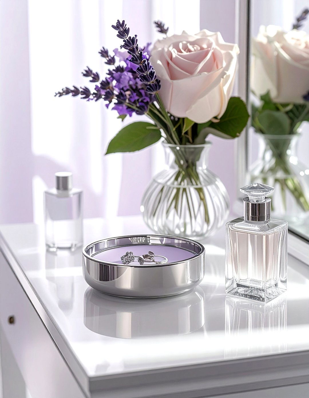 Metallic Jewelry Dish - 30 side table decor ideas