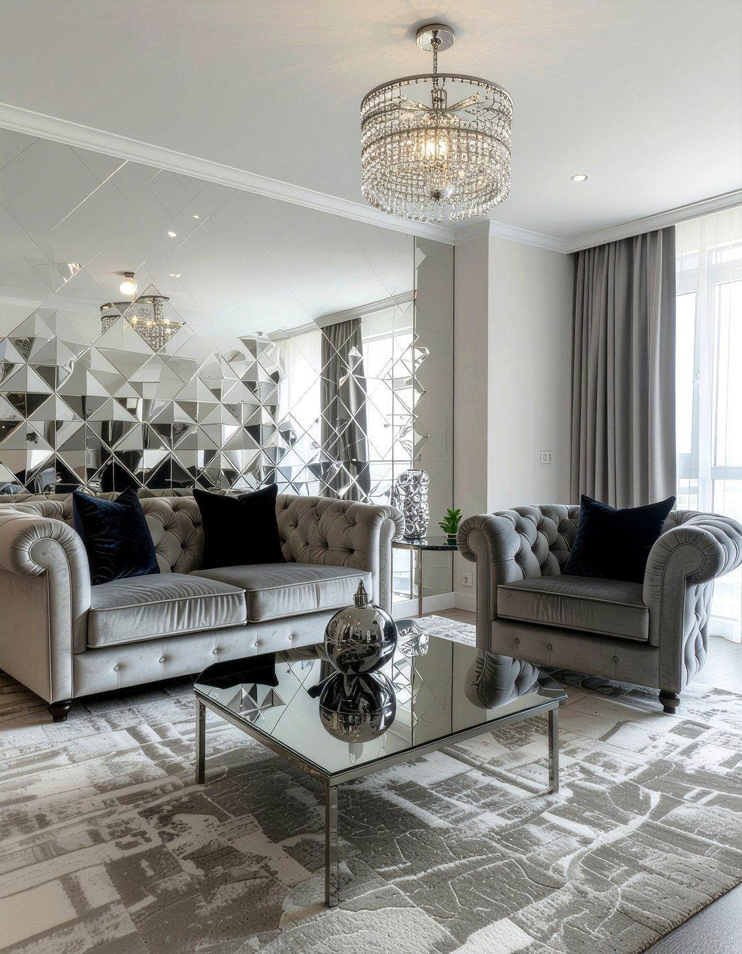 Metallic Wallpaper - 30 living room accent wall wallpapers