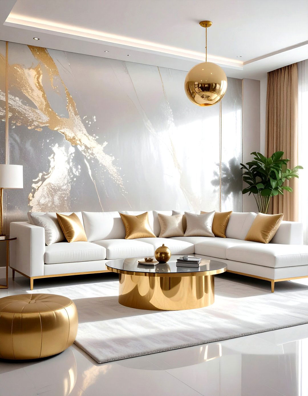 Metallic Wallpaper - 30 living room peel and stick wallpapers