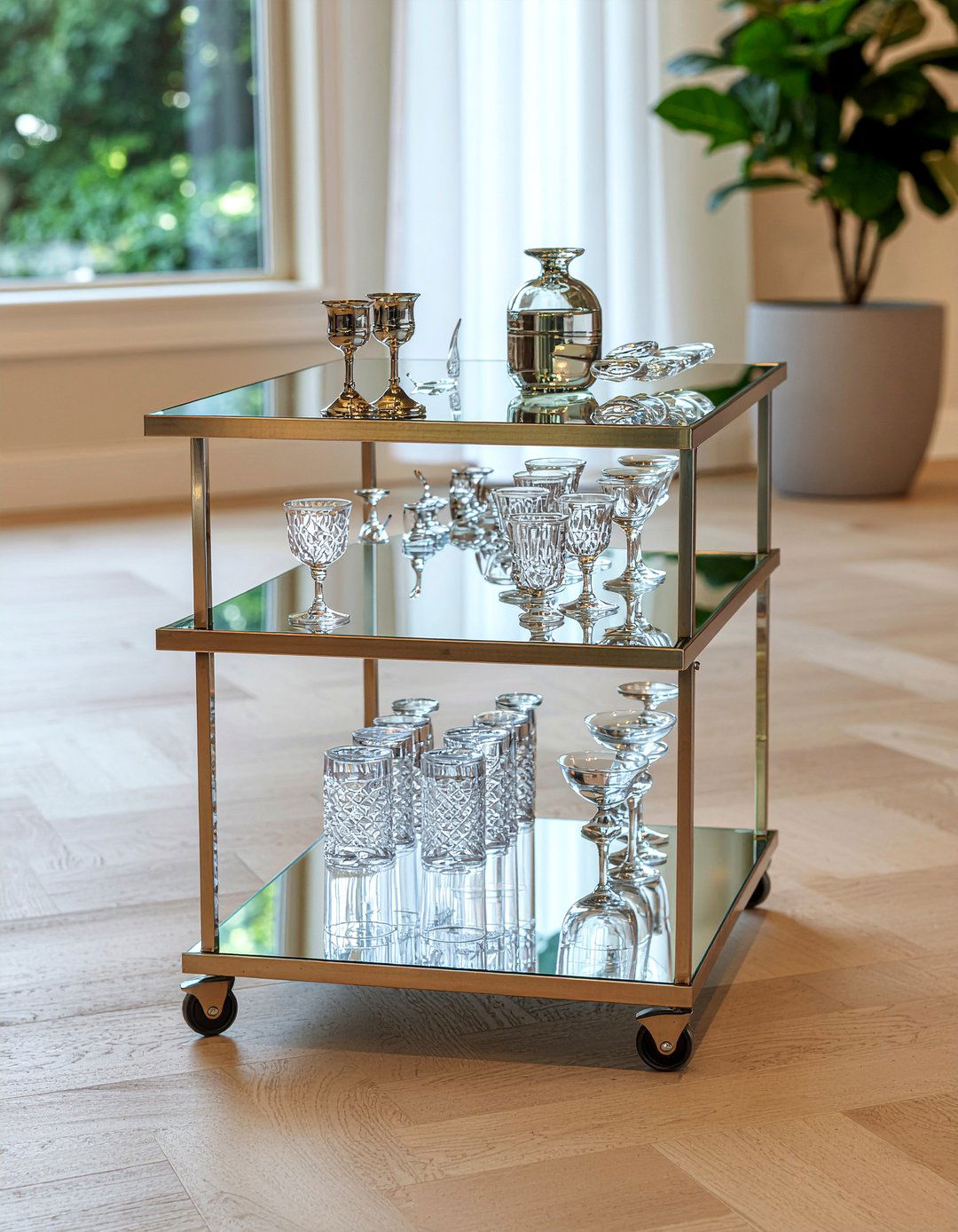 Metallic accent furniture - 30 rich dining room ideas