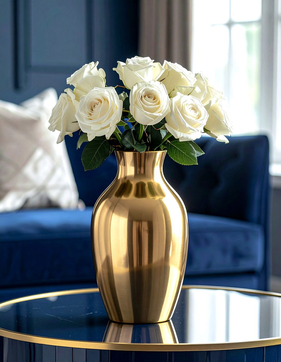 Metallic gold vase - 30 modern vase ideas