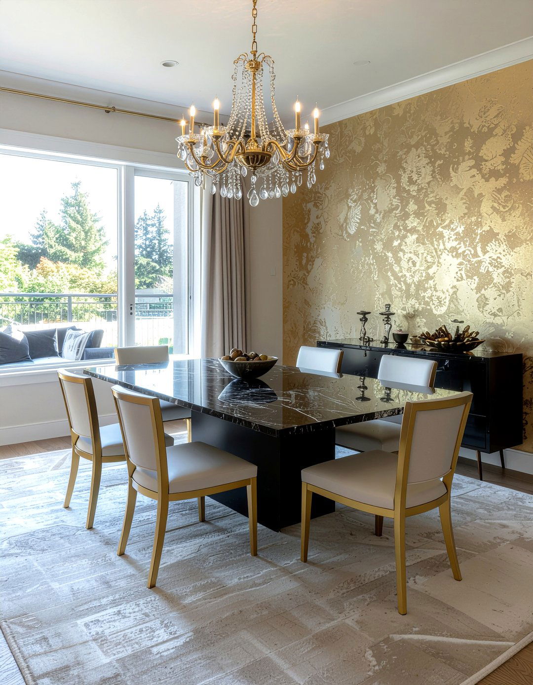 Metallic grasscloth wallpaper dining room - 30 grasscloth wallpaper dining room ideas