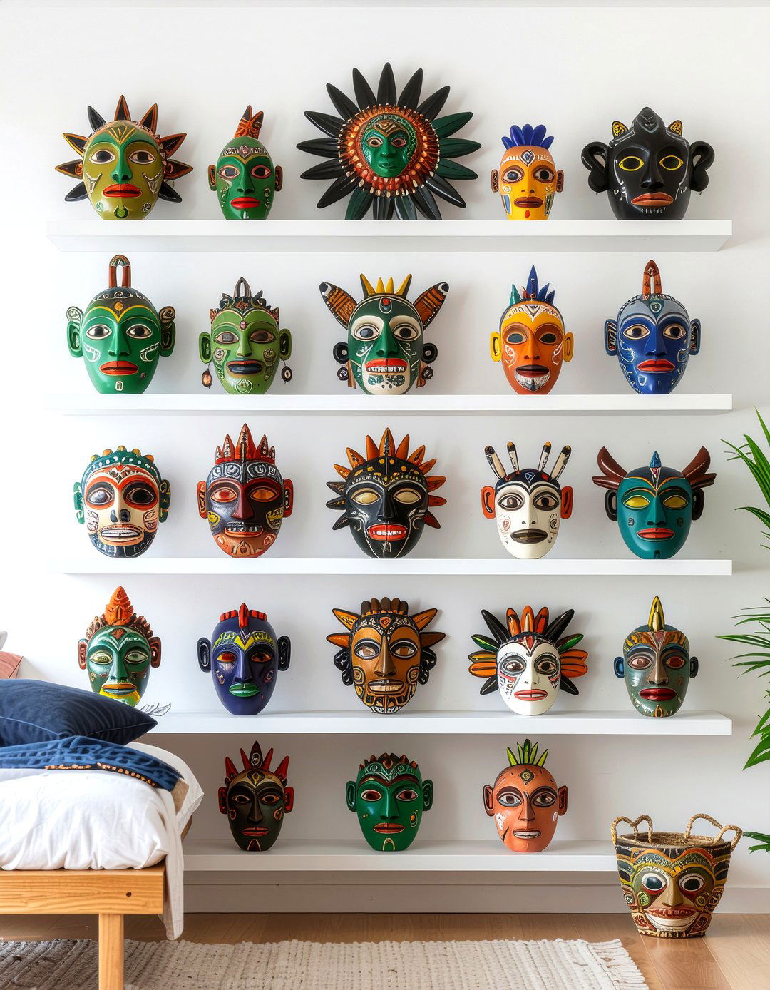 Mexican Folk Art - 30 Mexican bedroom ideas