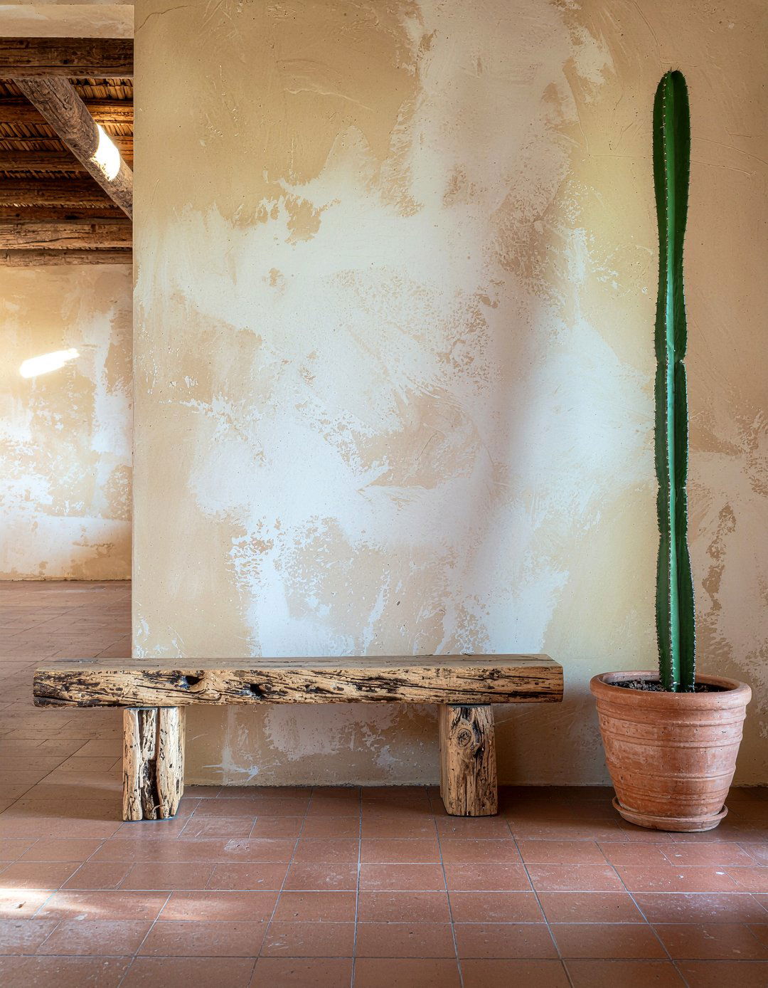 Mexican Plaster Wall - 30 Mexican living room ideas