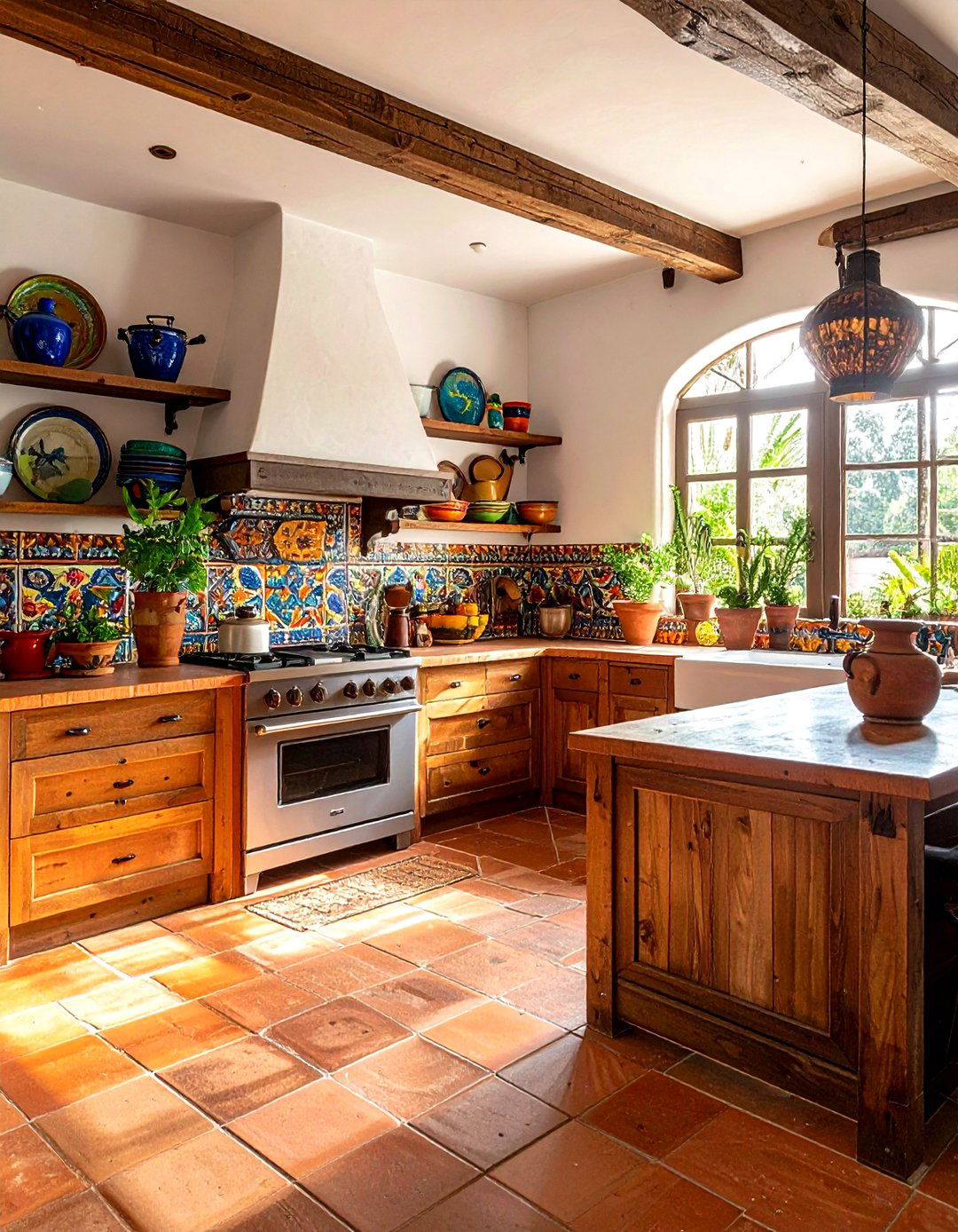 Mexican hacienda kitchen - 30 global decor ideas