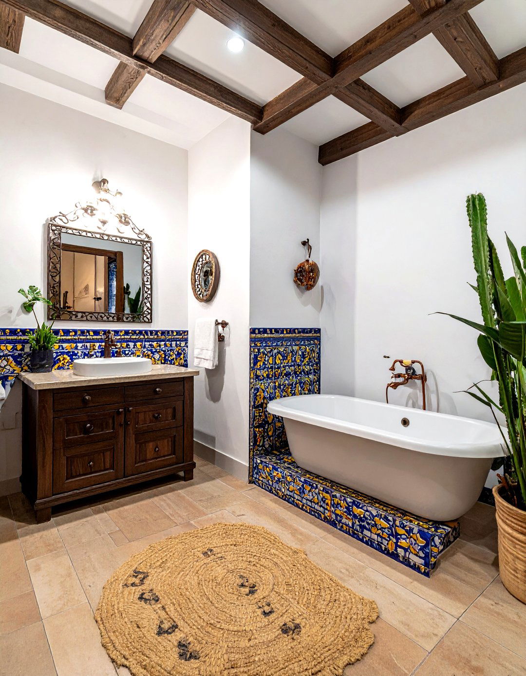 Mexican talavera bathroom - 30 global decor ideas