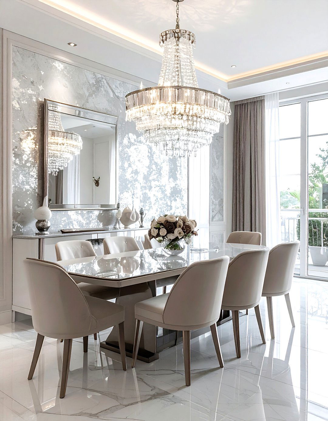 Mica stone wallpaper dining room - 30 textured wallpaper dining room ideas