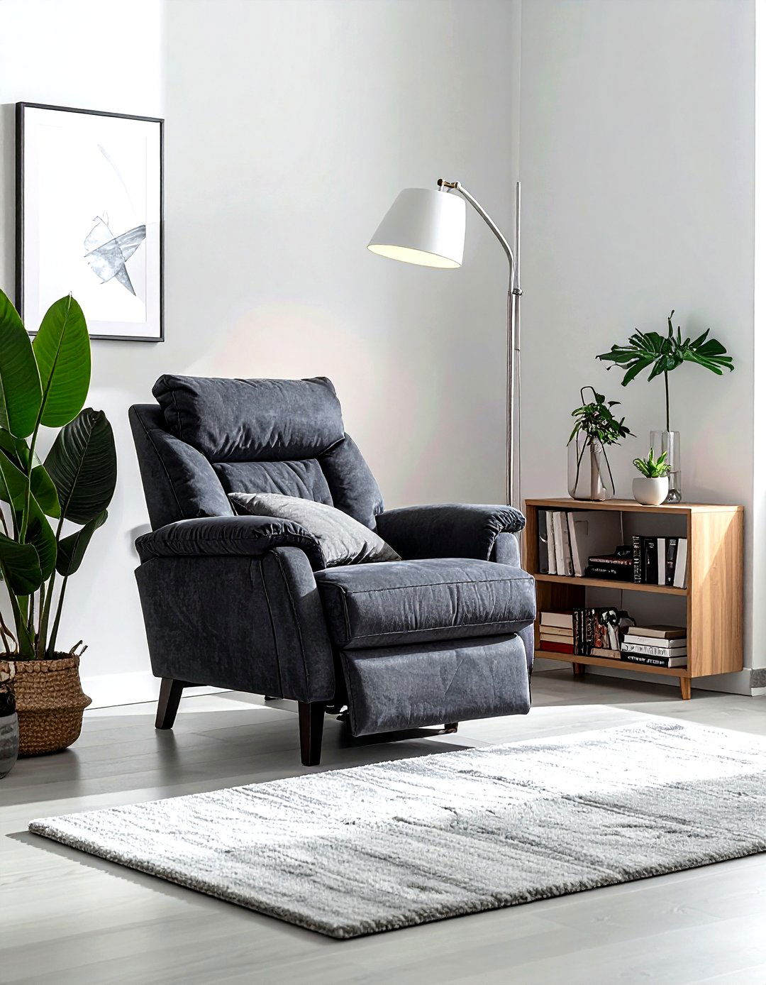 Microfiber Recliner Seat - 30 durable decor ideas