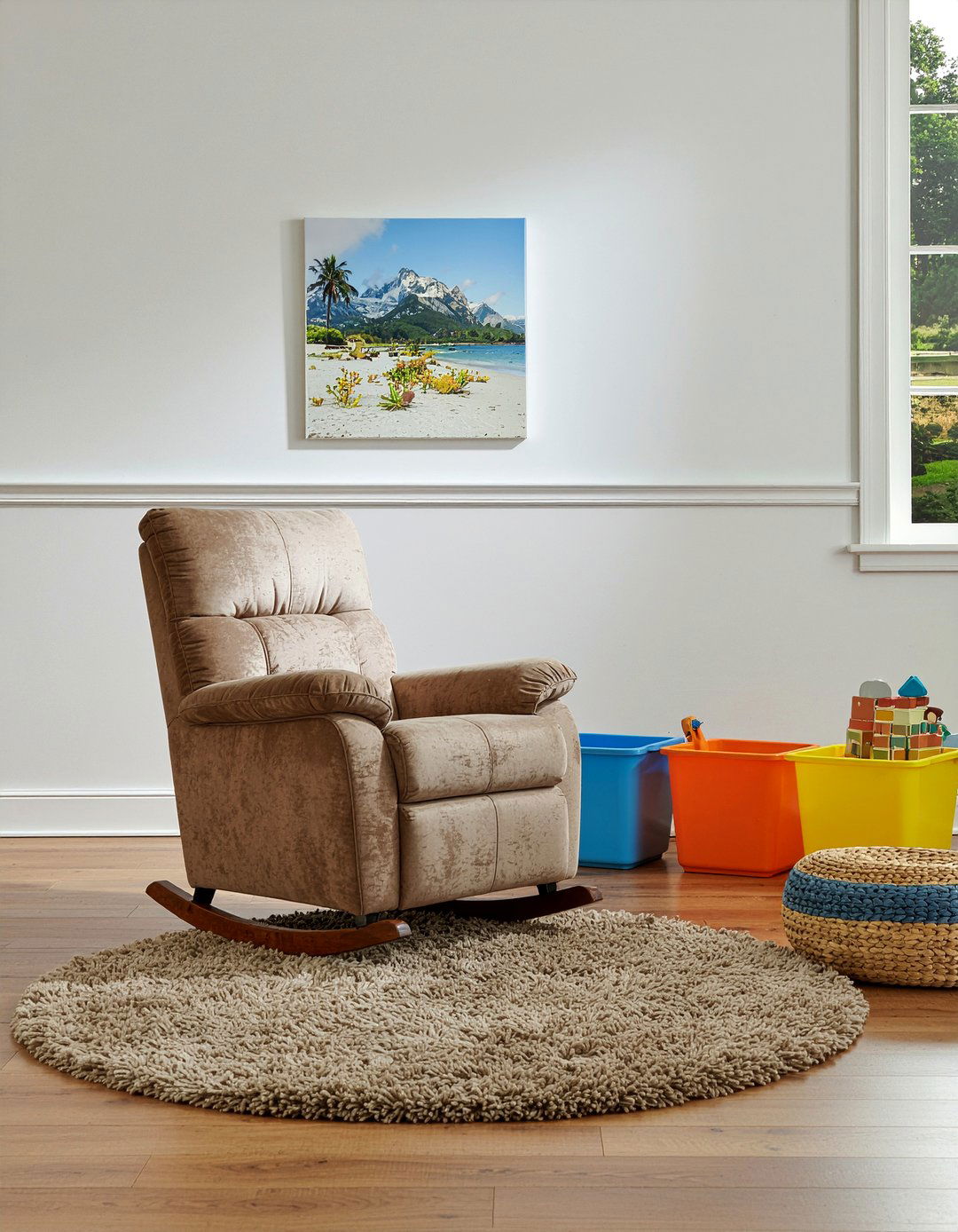 Microfiber Rocker Recliner - 30 living room rocker recliner ideas