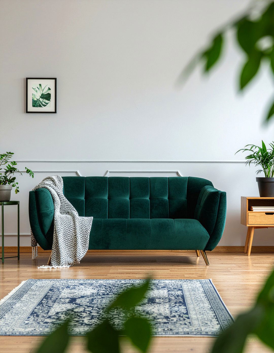 Microsuede Loveseat - 30 suede living room ideas