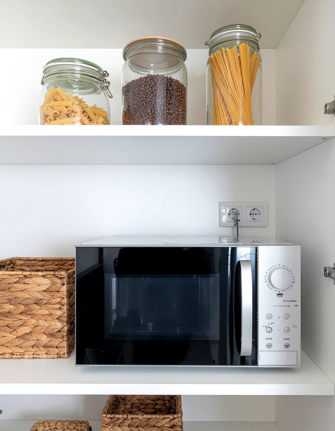 Microwave In Pantry - 30 kitchen microwave ideas