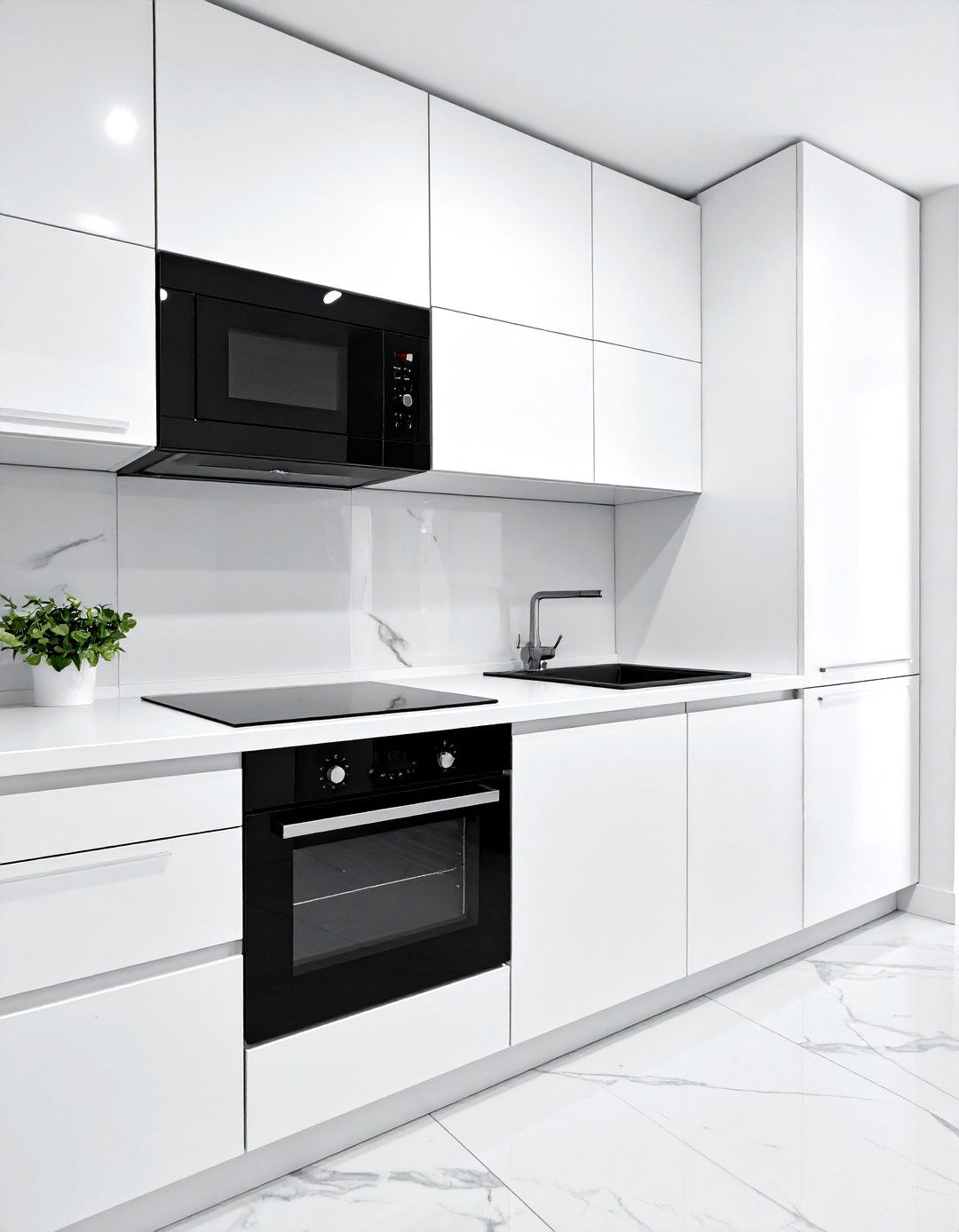 Microwave Wall Mounts - 30 small kitchen storage ideas