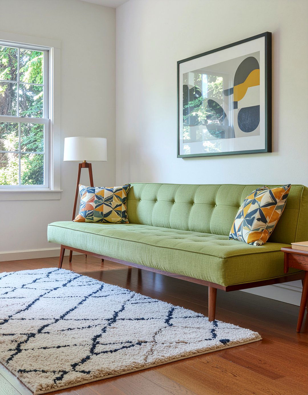 Mid Century Banquette - 30 living room banquette ideas
