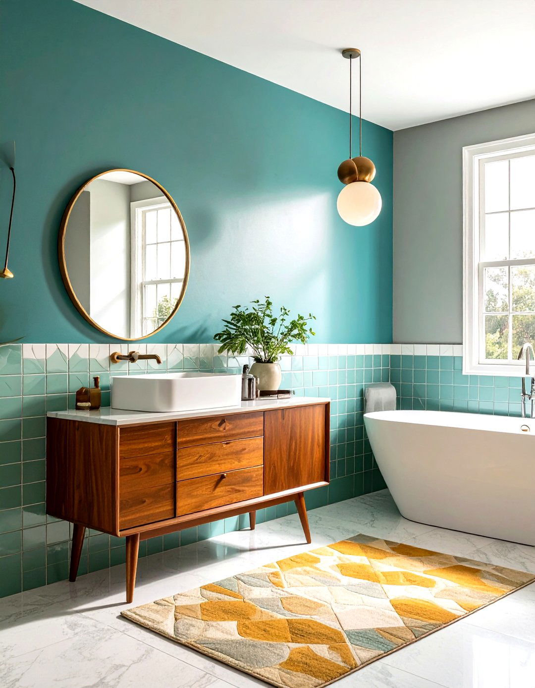 Mid Century Bathroom - 30 trending bathroom ideas