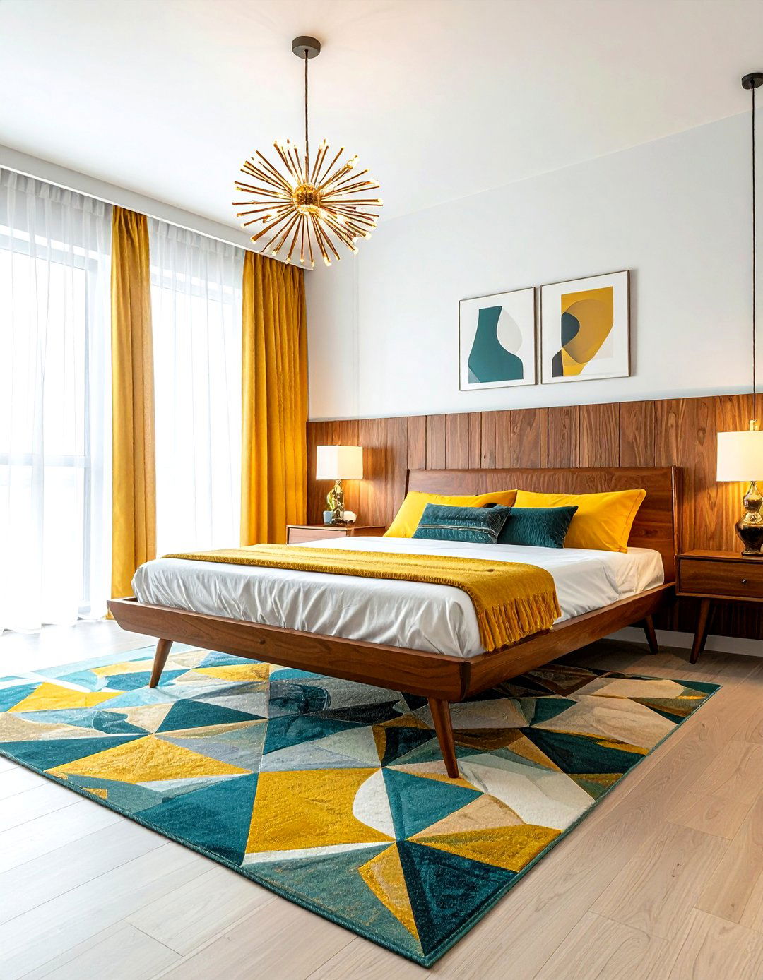 Mid Century Bedroom - 30 cozy bedroom settings