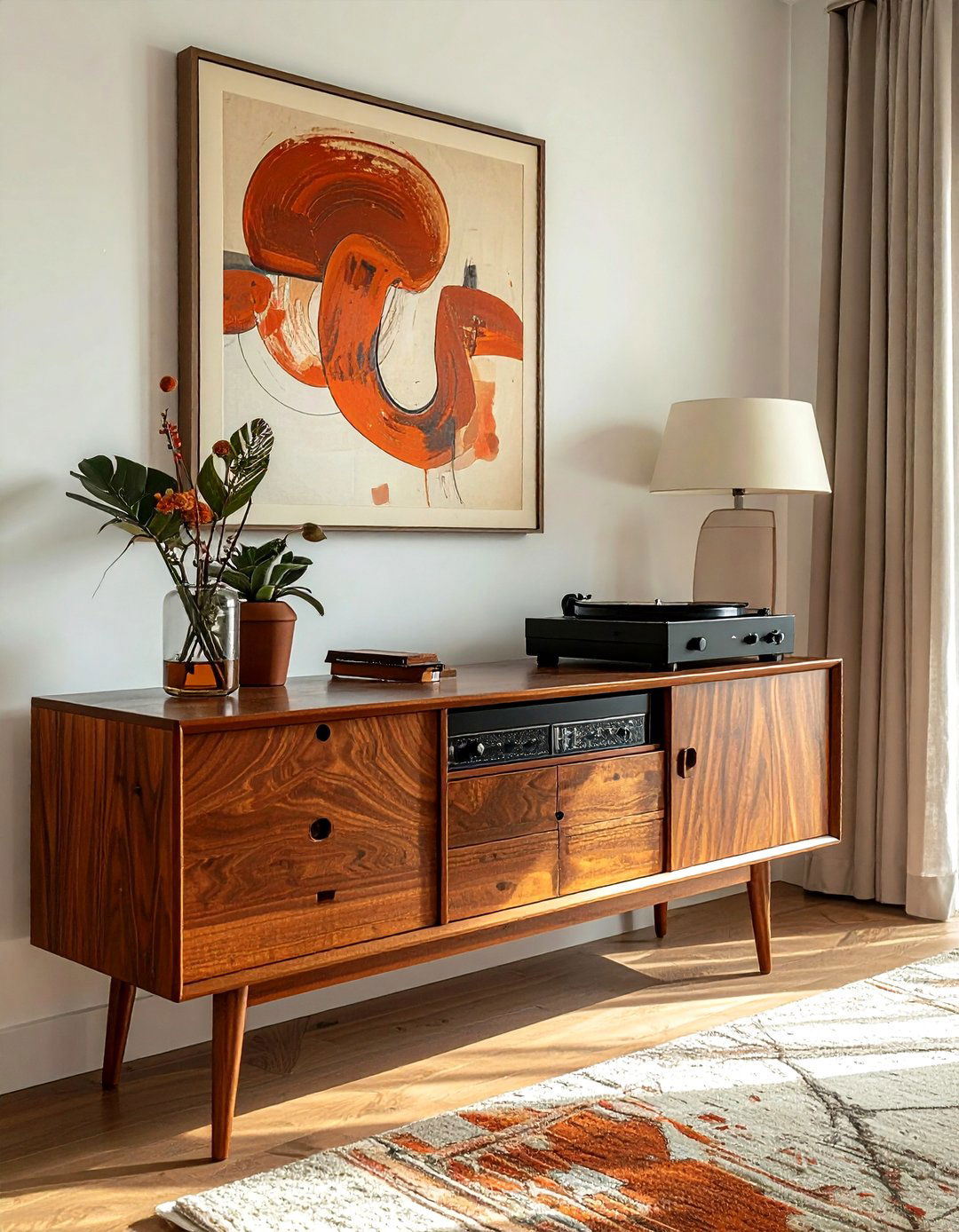 Mid Century Credenza - 30 one-of-a-kind decor ideas