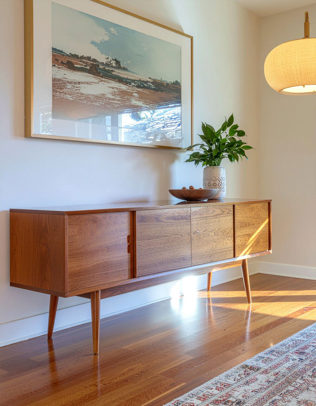 Mid Century Credenza - 30 kitchen buffet ideas