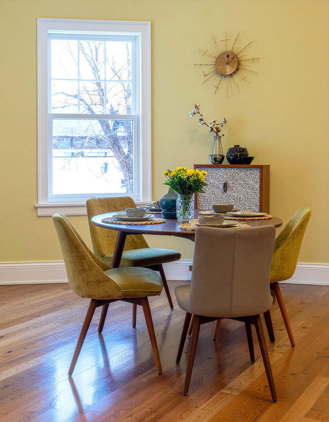 Mid Century Dining - 30 row house dining room ideas