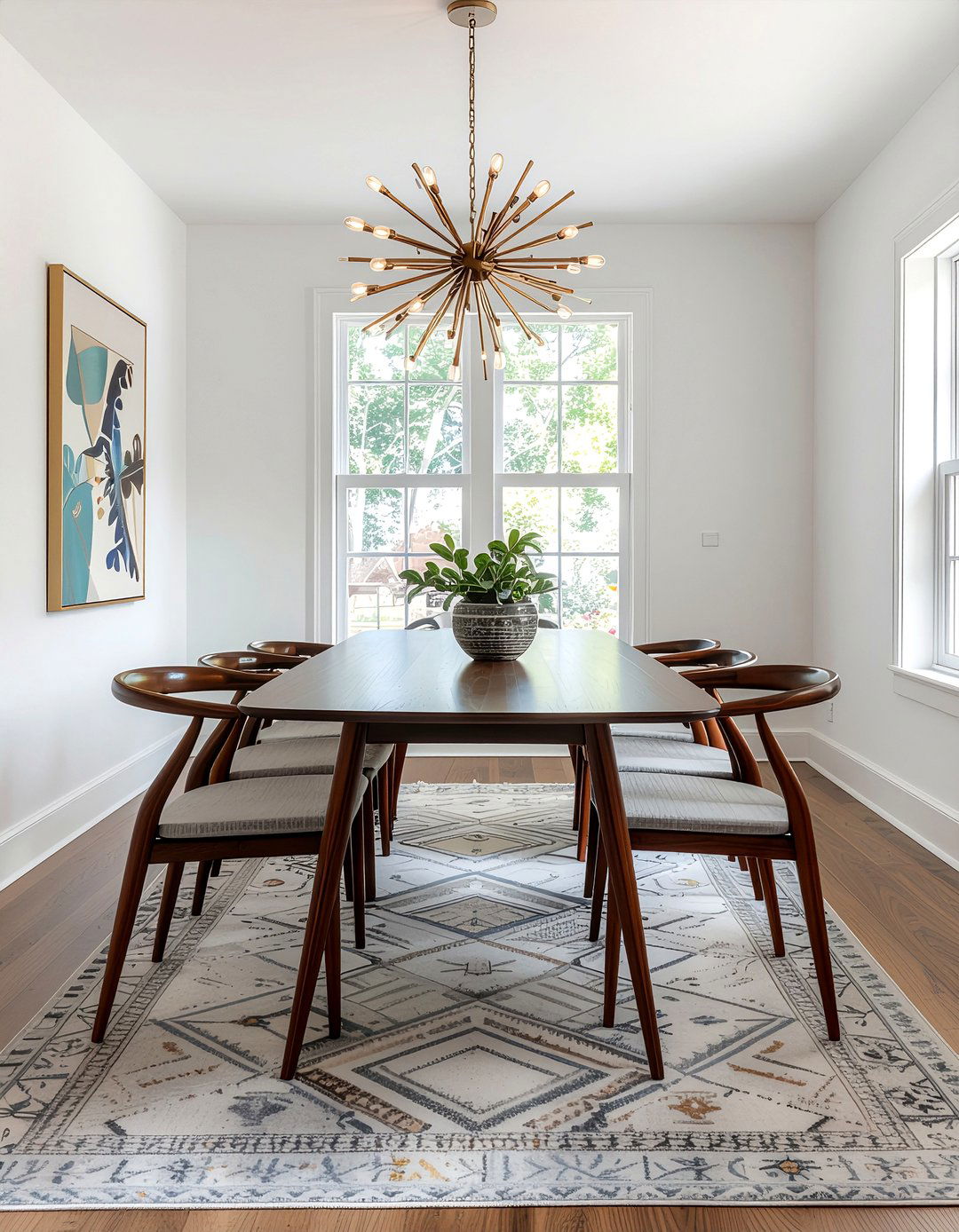 Mid Century Espresso Dining Set - 30 espresso dining room ideas