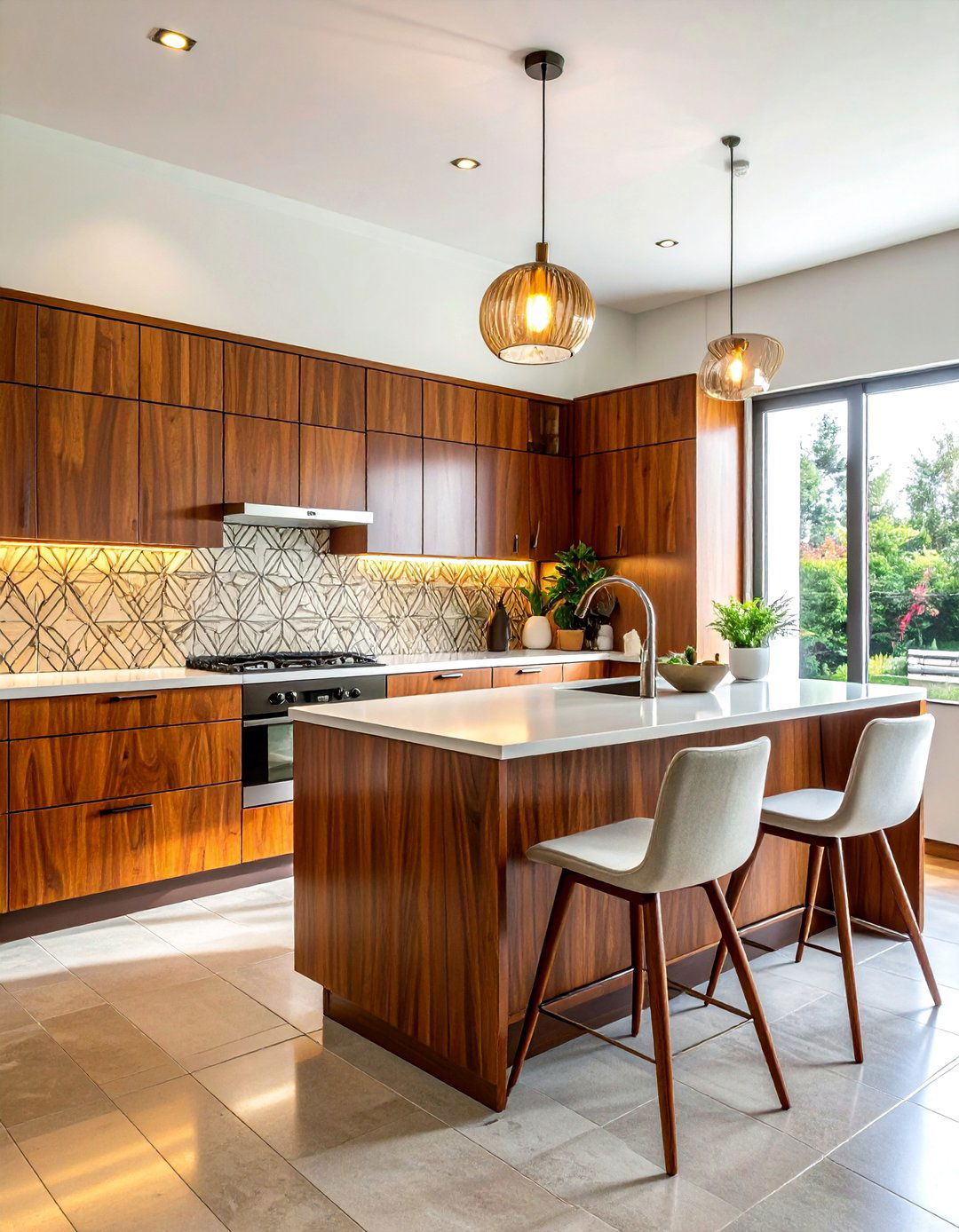 Mid Century Kitchen - 30 cozy kitchen ideas