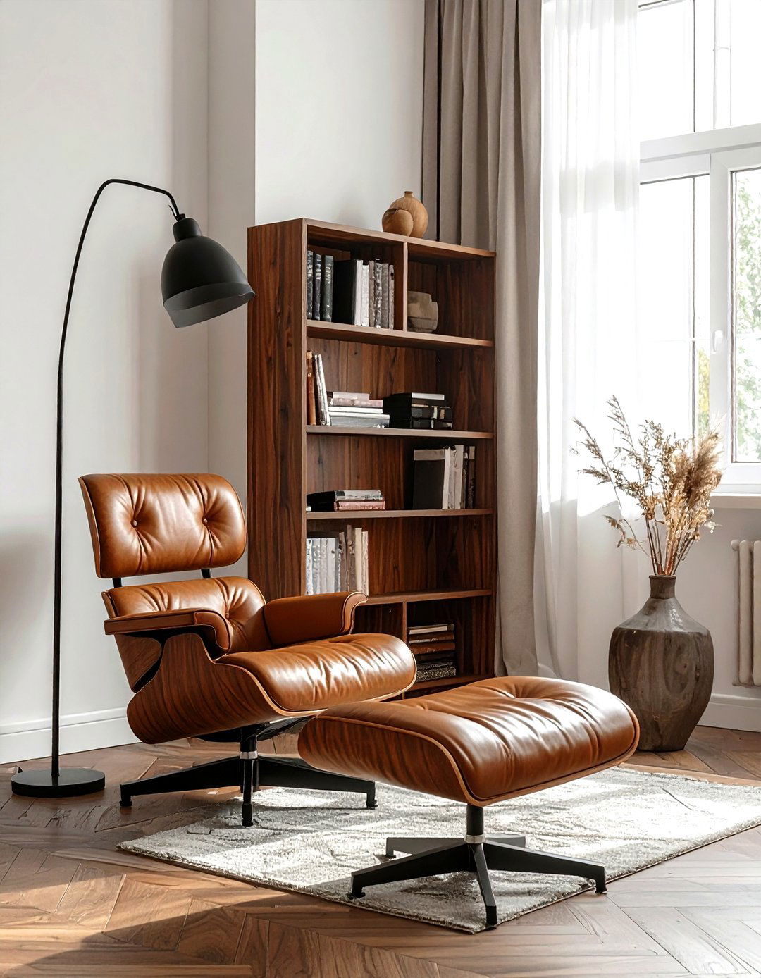 Mid Century Lounge Chair - 30 living room luxury furniture ideas