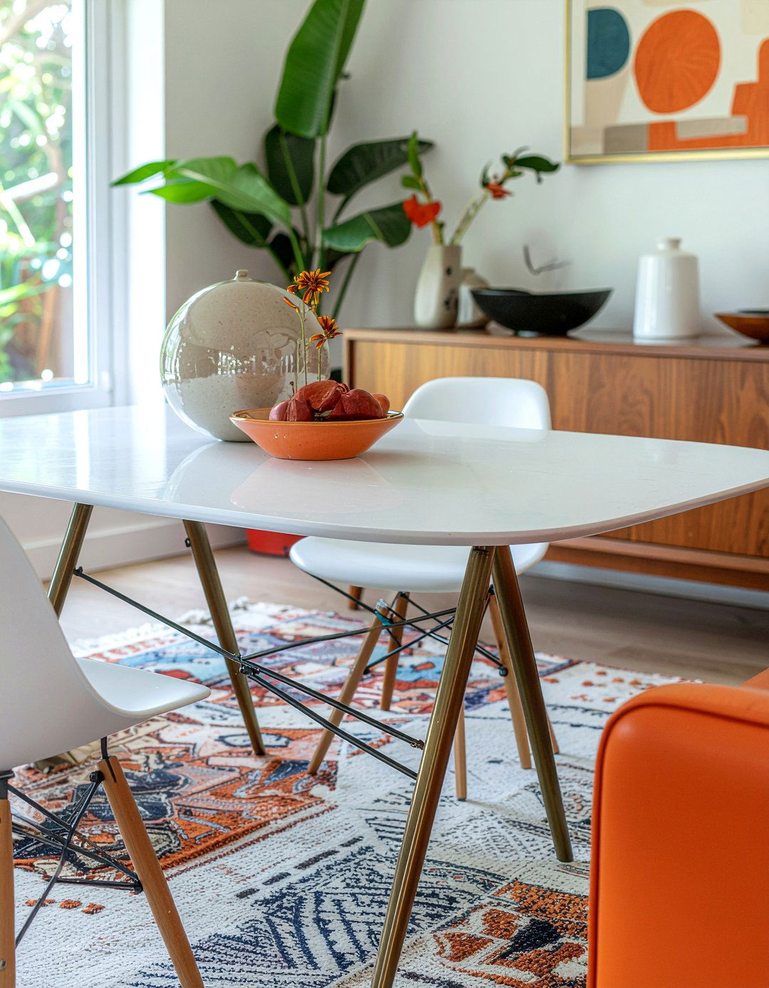 Mid Century Metal Table - 30 metal dining table ideas