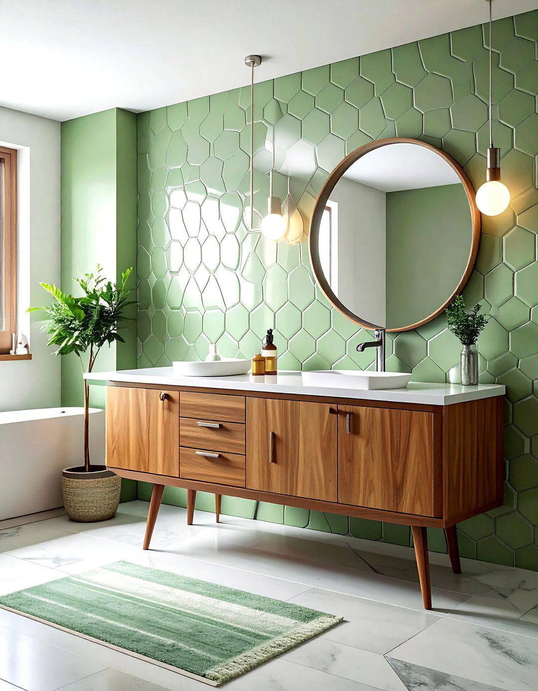 Mid Century Modern Bathroom - 30 must-see bathroom ideas