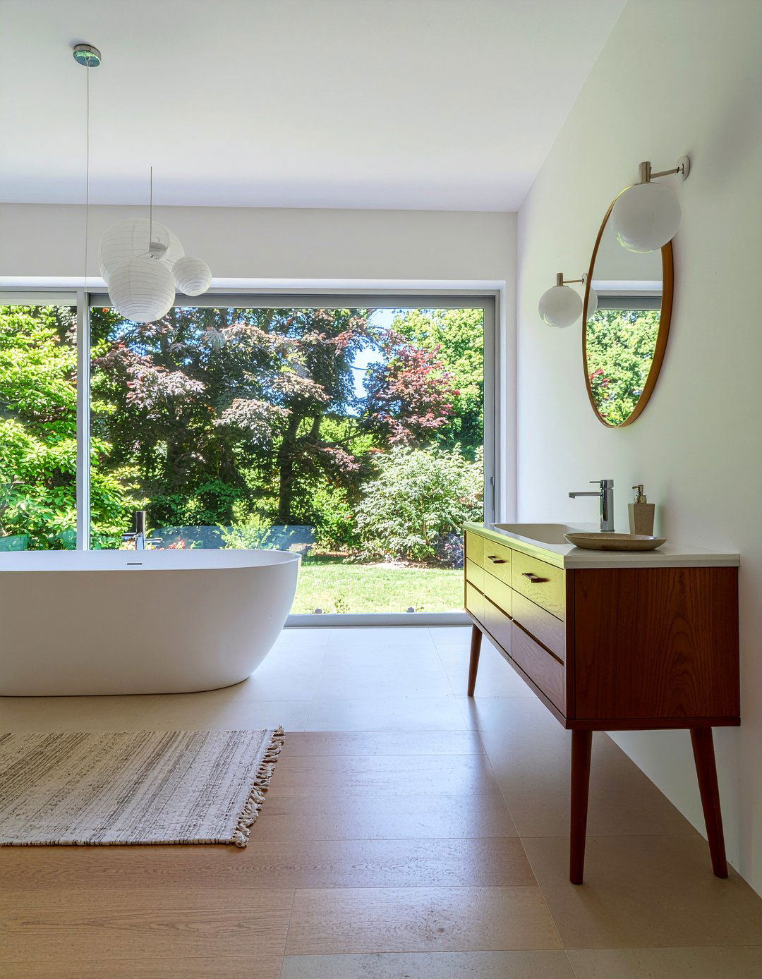 Mid Century Modern Bathroom - 30 bathroom design history ideas