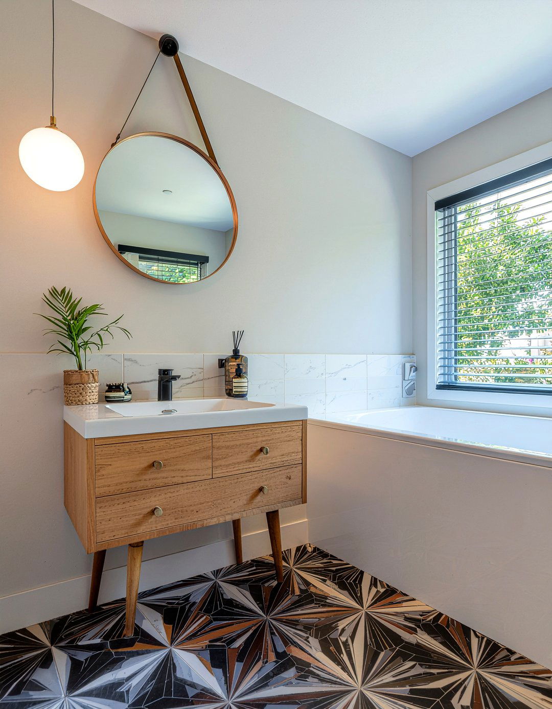 Mid Century Modern Bathroom - 30 bathroom inspo ideas