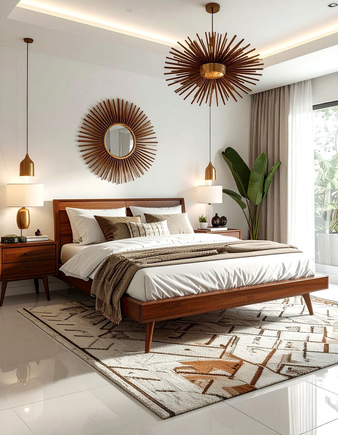 Mid Century Modern Bedroom - 30 new build bedroom ideas