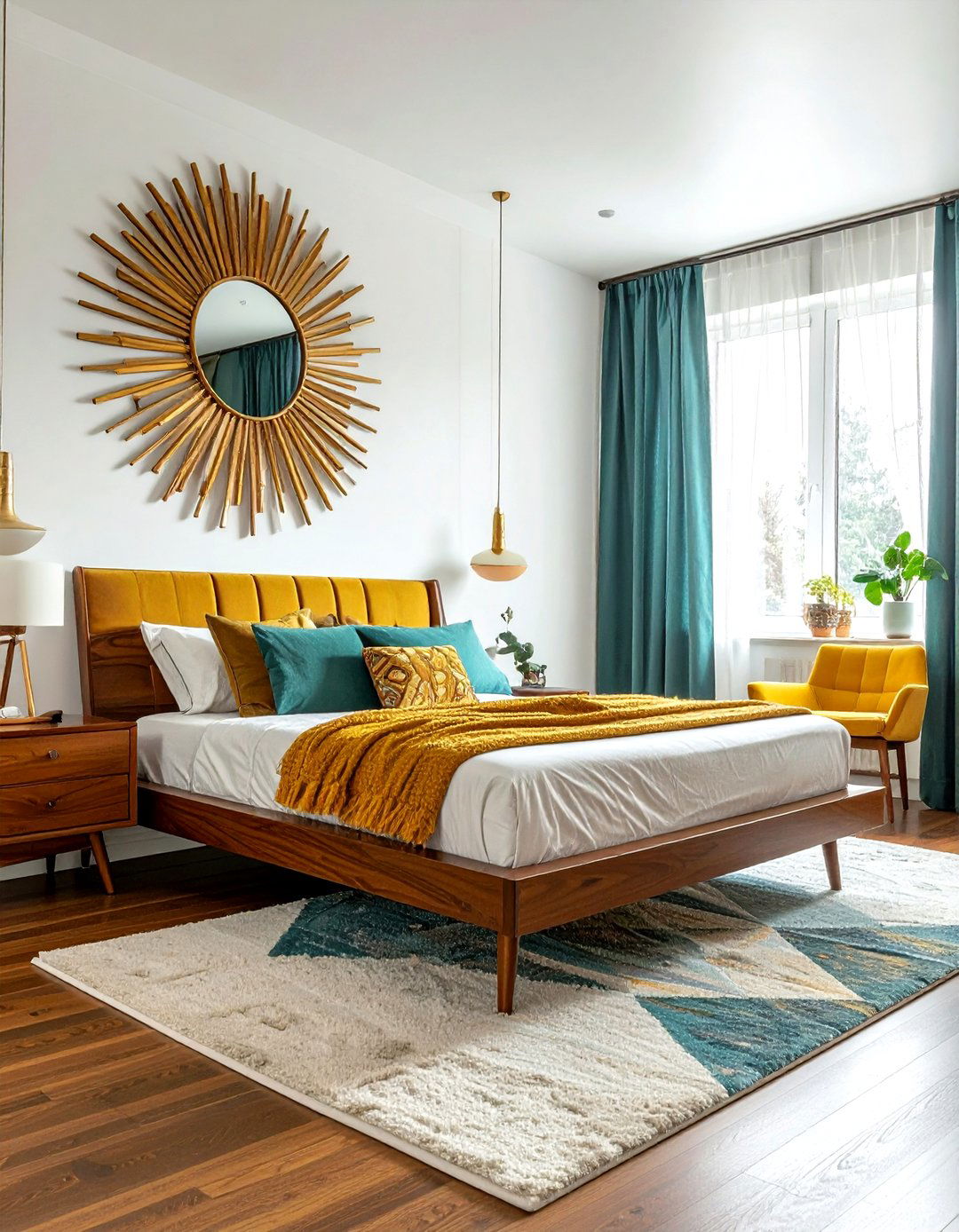 Mid Century Modern Bedroom - 30 new construction bedroom ideas