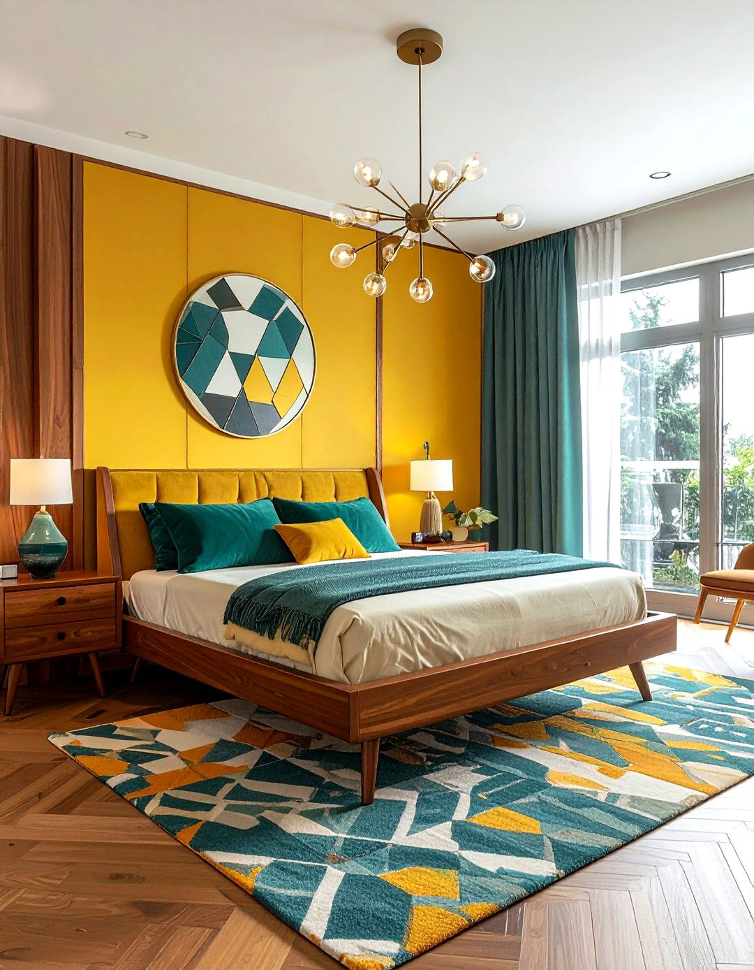 Mid Century Modern Bedroom - 30 bedroom redesign ideas