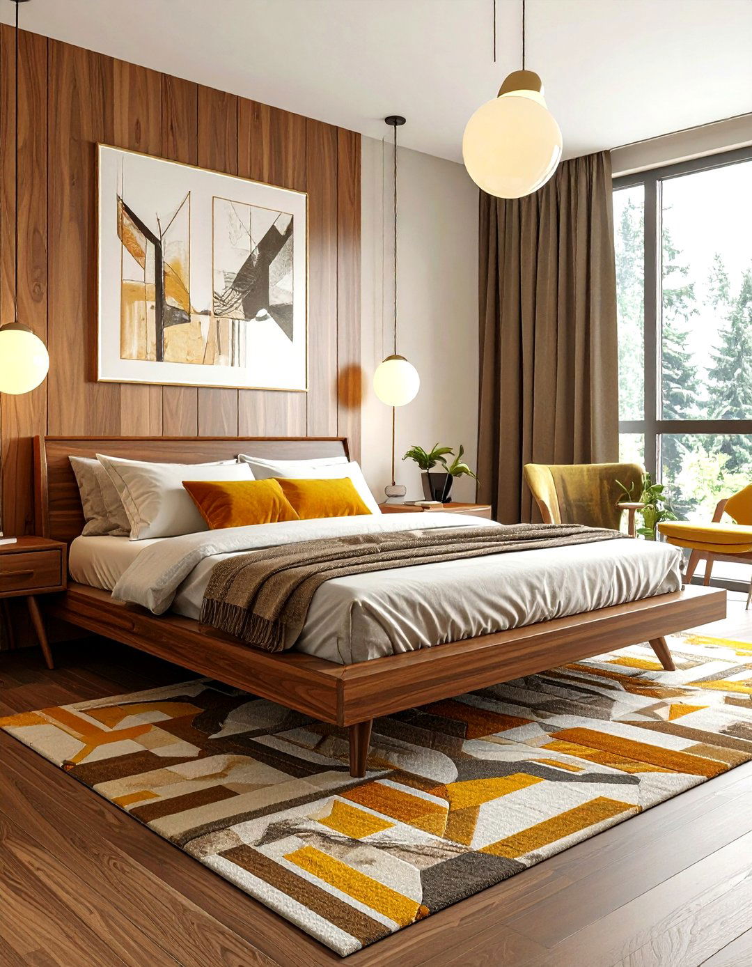 Mid Century Modern Bedroom - 30 elegant bedroom ideas