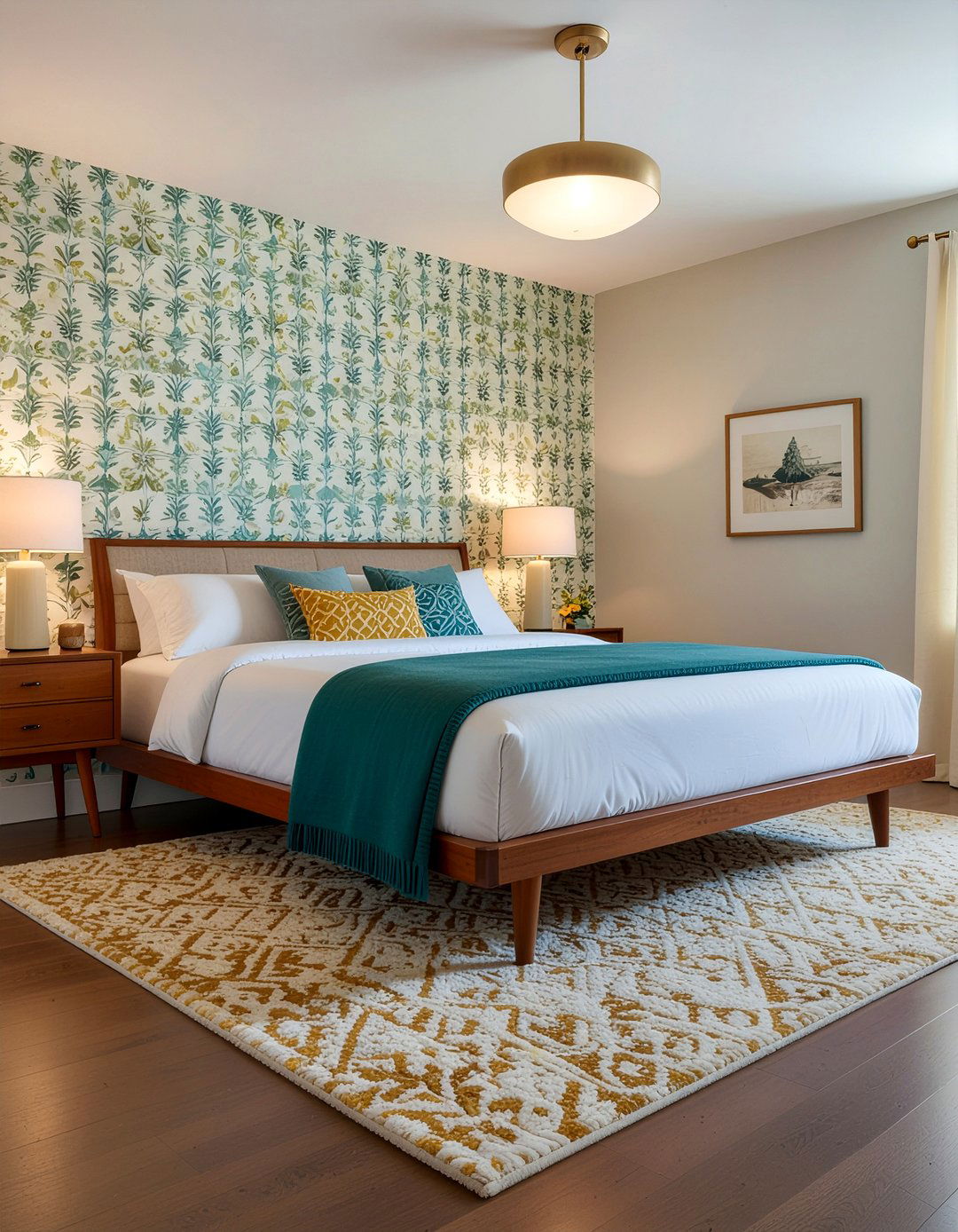 Mid Century Modern Bedroom Wallpaper - 30 bedroom wallpaper ideas