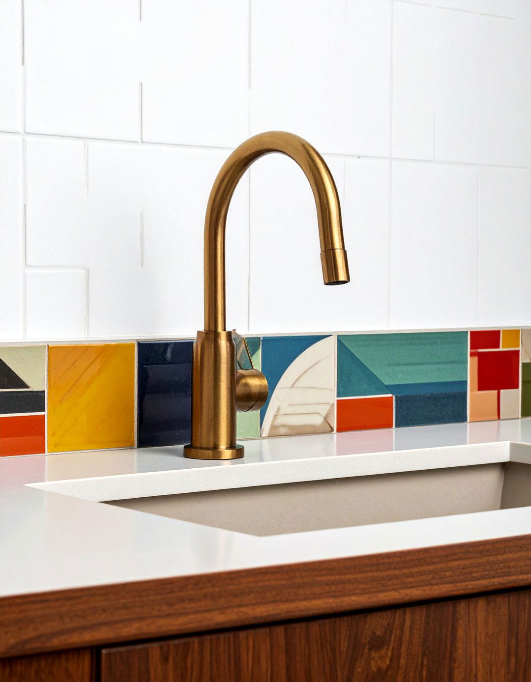 Mid Century Modern Brass Faucet - 30 brass faucet ideas