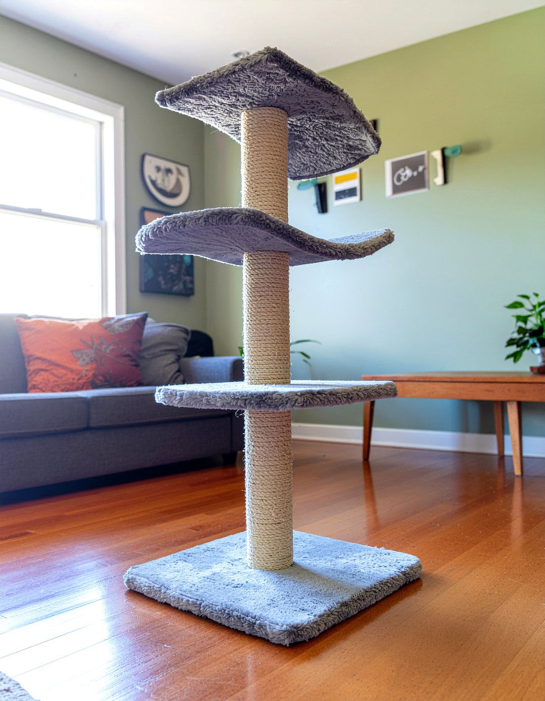 Mid Century Modern Cat Tree - 30 cat tree living room ideas