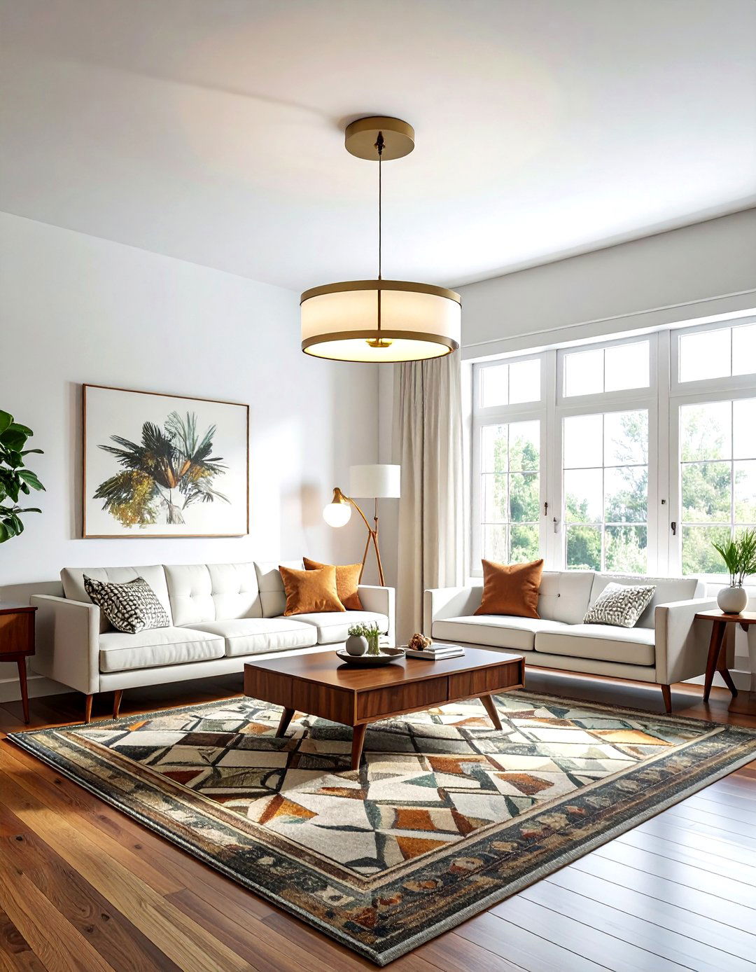 Mid Century Modern Ceiling Light - 30 statement lighting ideas