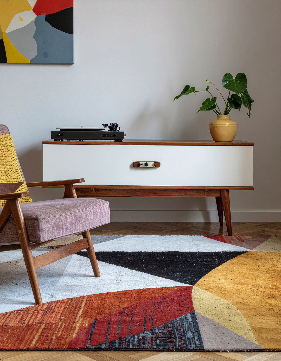 Mid Century Modern Console - 30 living room console table ideas