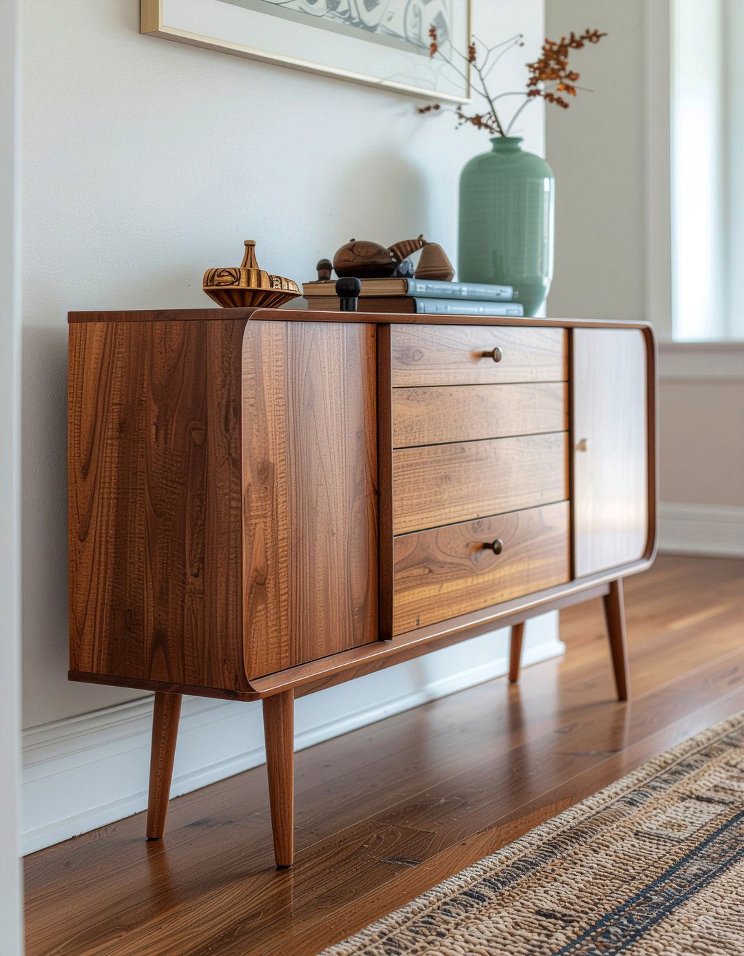 Mid Century Modern Credenza - 30 dining room investment piece ideas