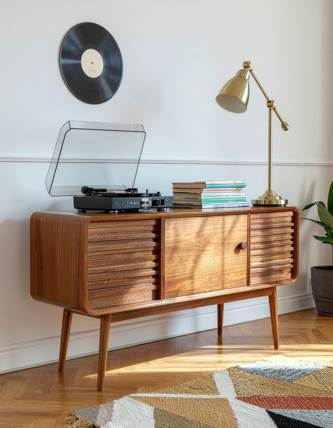 Mid Century Modern Credenza - 30 living room buffet ideas