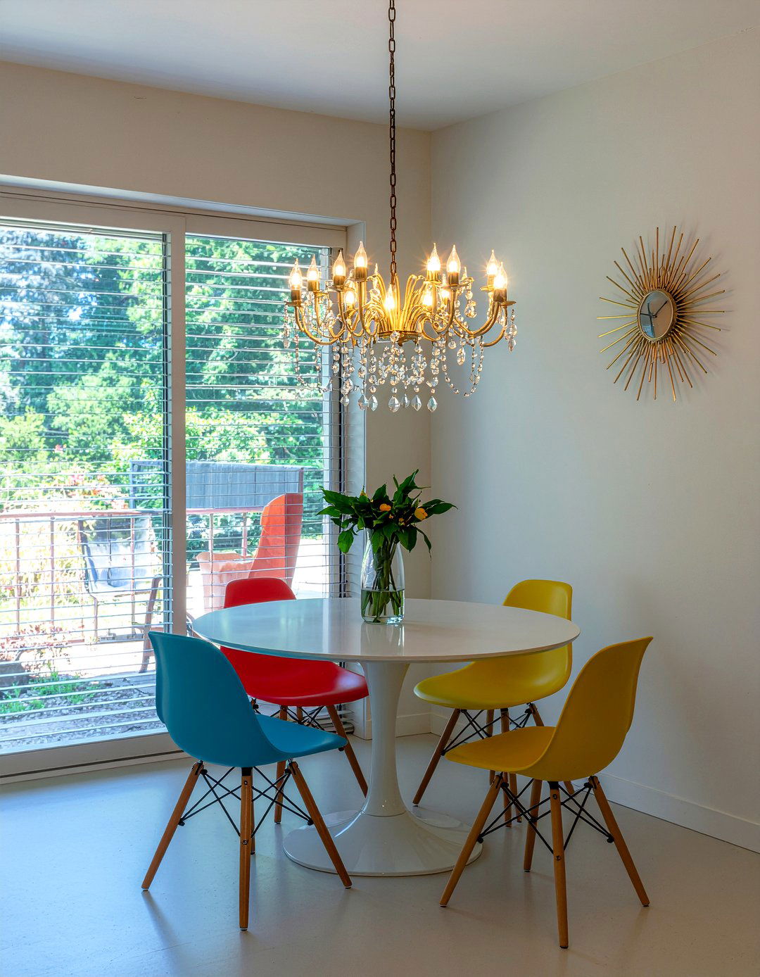 Mid Century Modern Crystal Chandelier - 30 crystal chandelier dining room ideas